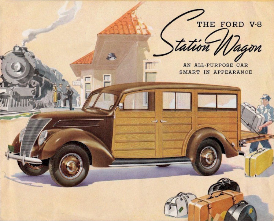 1937 Ford V-8 Wagon Folder